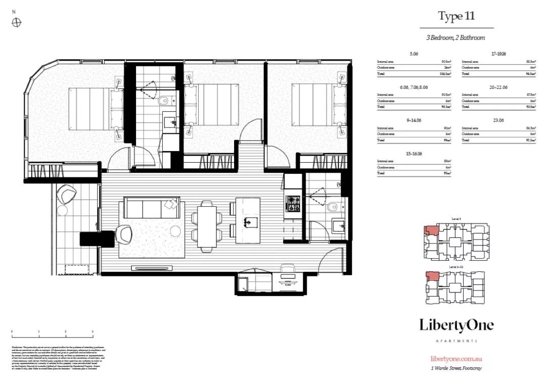 【libertyone footscray】 精品公寓